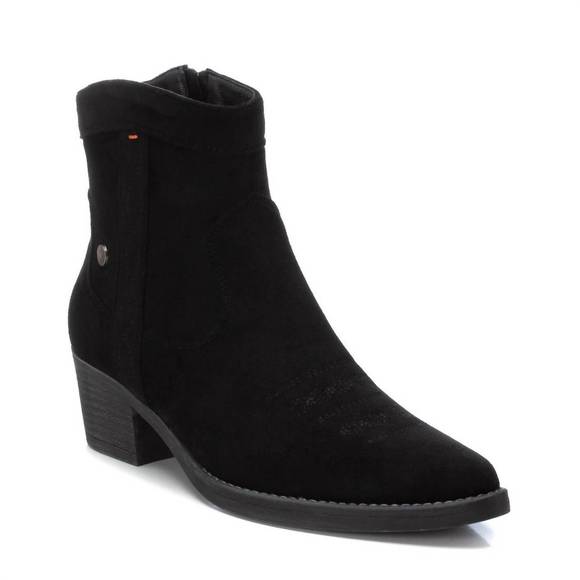 NEW XTI women's italian western booties in black - Picture 2 of 5